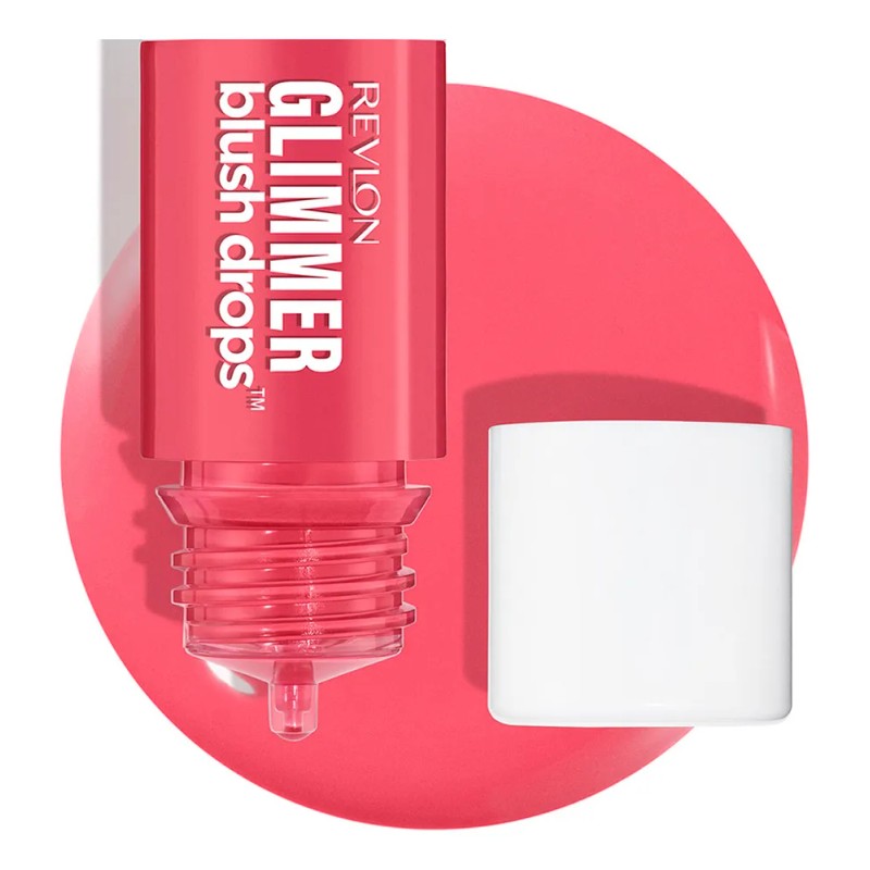 Rubor Líquido Revlon México Glimmer Blush Drops Tono 102 Pink