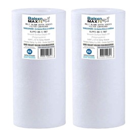 2-Pack of Baleen Filters 10" x 4.5" 5 Micron Depth Sediment Filter Cartridge Replacement for HDX SDC-45-1005, Watts FPMB-BB5-978, Pentek DGD-5005