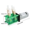 Dual Head High Flow Corrosion Resistant Peristaltic Pump Liquid Dosing