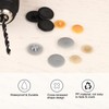 sourcing map 160PCS Screw Cap Covers, 12mm Waterproof Plastic Screw