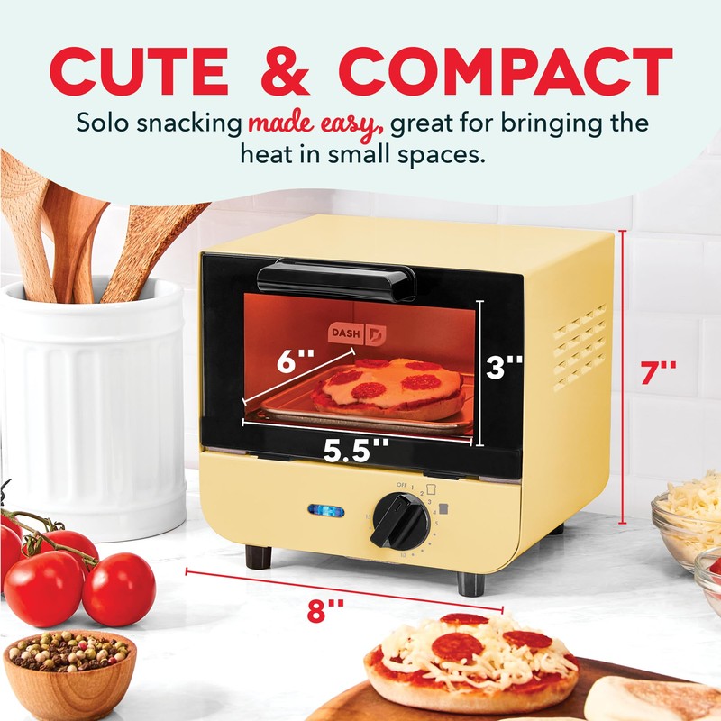 Dash Mini Toaster Oven - Sleek & Stylish - For