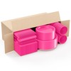 350 Pcs Plastic Dinnerware Set Includes 50 Of Each 9"