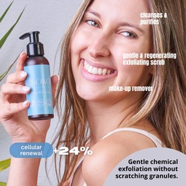Gesichtsreinigung. Reinigen und erneuern Sie Ihre Haut ohne Spannungsgefühle. Gesichtswasser 100ml. Für alle Hauttypen. Als Make-up-Entferner können Sie es auf Ihrem gesamten Gesicht verwende.