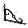 KOTARBAU 5907465920148 Regalträger Shelf Brackets, Black, 140 x 190 mm