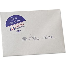 Avery Printable Round Labels with Sure Feed, 2" Diameter, Glossy Clear, 120 Customizable Labels (22825) - Pack of 2