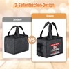 Alishomtll Birthday Gift Bottle Bag for Men, gray, Handbag holder