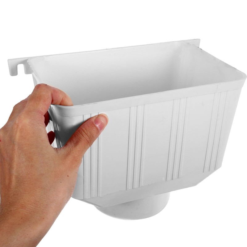 IWOWHERO 90mm Rain Gutter Drain Clog Re Strainer Downspout Gutter