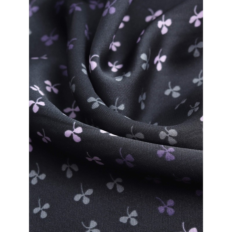 WANYING Men Silk Scarf from Artificial Silk Double Layers Long