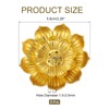 sourcing map 8pcs Incense Burner Kit, Brass Lotus Stick Incense