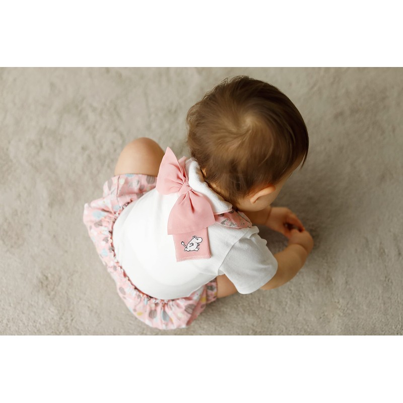 Moomin Baby APMB016007400 Sweating Towel, Plain/Pink