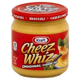 Kraft, Cheez-Whiz, Original Cheese Dip, 15oz Glass Jar (Pack of 2)