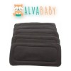 5 Absorbentes Nocturnos Charcoal 5 Capas Alva Baby Original