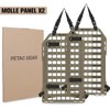 PETAC GEAR Tactical Car Seat Back Organizer | Rigid Molle