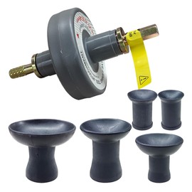 BDZMC Universal Valve Lapping Tool Kit with 5 Suction Plates, Valve Grinding Attachment Tool for Small Engines and Drills, Operating Speed 1000-1250 RPM, Automotive Valve Lapper Kit