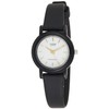 Casio Women's Core Black Resin Quartz Watch with White Dial,