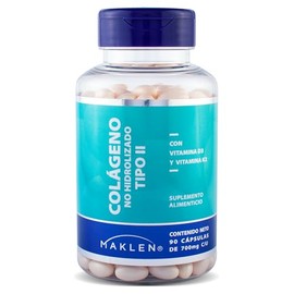 Colageno Tipo 2 de Lonza - Articulaciones y Cartlago - UC-II Con Vitaminas D3 y K2-90 Softgels                                                        