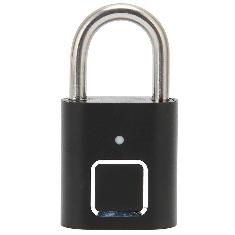 Fingerprint Padlock Biometric Smart Security Digital Lock Water Resistant USB