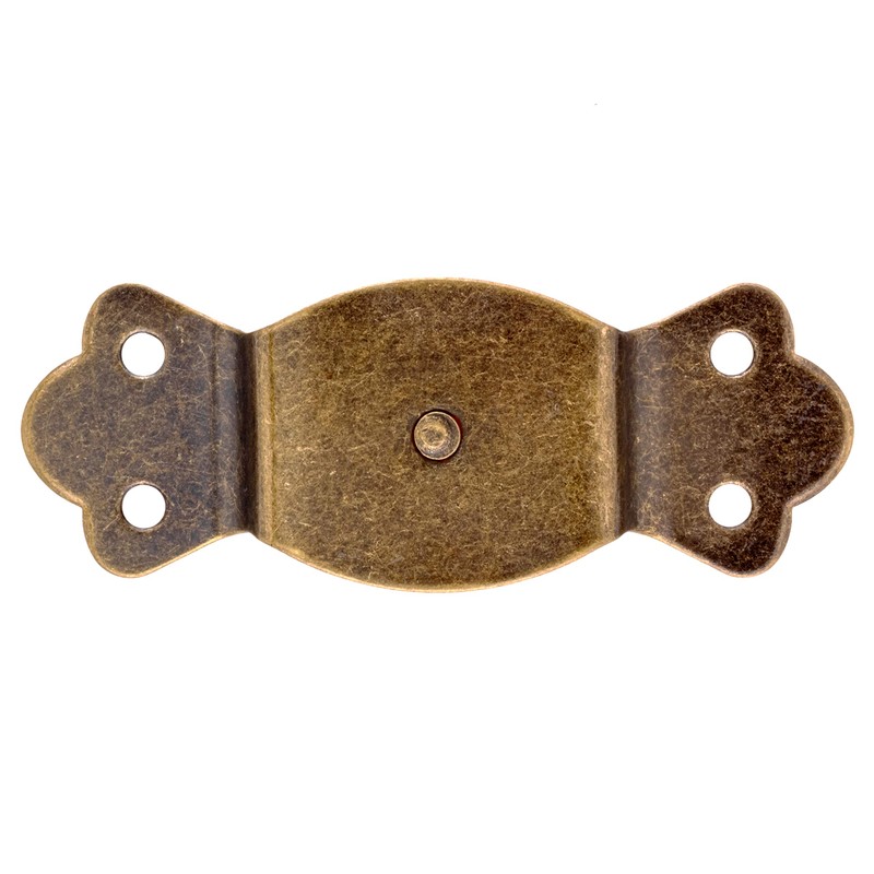 Antique Brass Trunk Handle Loop with Nail | Hardware for