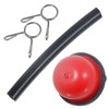 Spares2go Primer Bulb Pipe & Clips Compatible with Mountfield RS100