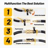 Bbcuepro 12FT RV Propane Quick Connect Hose - Quick Disconnect