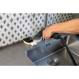 Kärcher Flexible Hand Nozzle Set with Flexible Side Wings & Quick-Attach Velcro System for Counter Top, Upholstery, Floor, Tile, Curtain