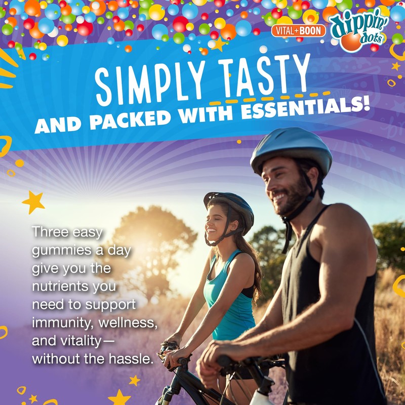 Dippin' Dots - Multivitamin Gummies for Adults - Gummy Vitamins