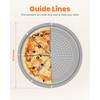 LYNG Pizza Pans 16 Inch 2 Pack Silicone Round Pizza