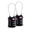 Austin House Travel Essentials Luggage Lock – 3-Dial Combination Cable