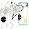 JiaoZoum Nebulizer, Portable Nebulizer with Intuitive LED Interface and Auto-Cleaning,