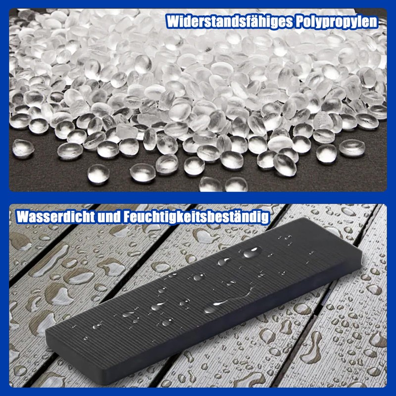 Pack of 90 Plastic Spacers, 28 x 100 mm, Rectangular