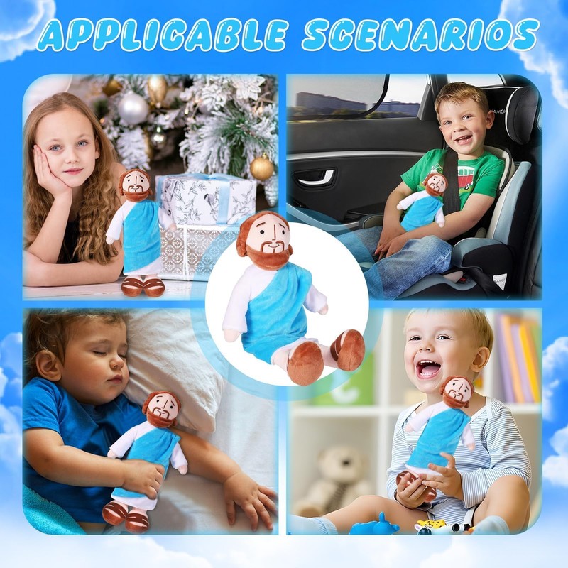 Hpbaggy My Friend Jesus Plush Fabric