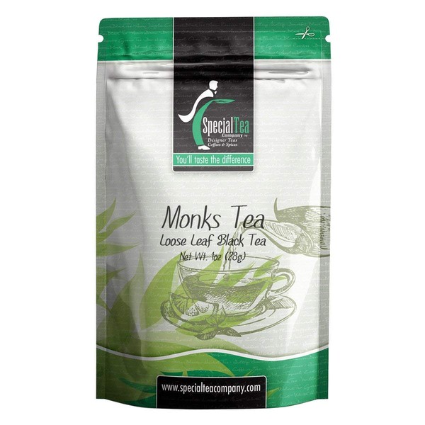 Special Tea Loose Leaf Black Tea Blend, Organic Monks, 1 Ounce