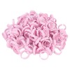100 Anillos de Pegamento, Soporte de Pegamento para Extensión de