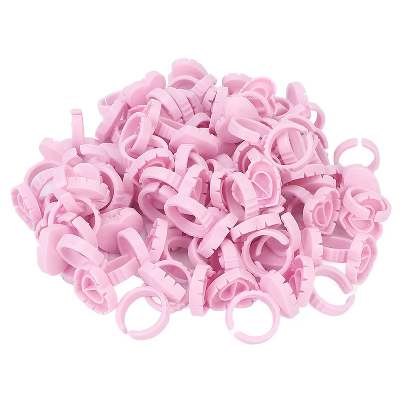 100 Anillos de Pegamento, Soporte de Pegamento para Extensión de