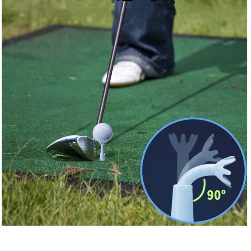 FUNNTY 2pcs Adjustable Golf Tees, Plastic Golf seat for Driving