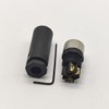 M8 Female Plug 4-Pin Industrial Round Plug IP67 A Code