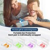 Swimming Ear Plugs for Adults Kids, 4 Pairs Silicone Earplugs