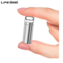 LIFT BEST Stainless Steel Pill Case 1ea, Size:S