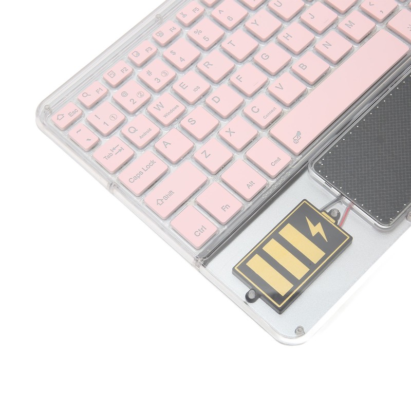 Wireless Bluetooth Keyboard Multifunctional Acrylic Keyboard for Windows for Android