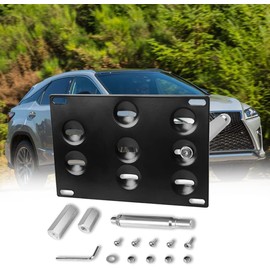 (A) GS Lexus Front Bumper Tow Hook License Plate Mount Bracket, Compatible with CT200h (2011-2017), is (2006-2019), is F (2008-2013),GS (2006-2018), RC (2015-2018), RX (2012-2018),LS(2007-2019)