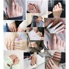 INRENG Women's Stainless Steel 1MM Thin Plain Midi Stacking Ring