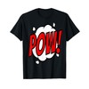 POW T-Shirt Comic Art Book Superhero Bubble Cartoon Funny T-Shirt