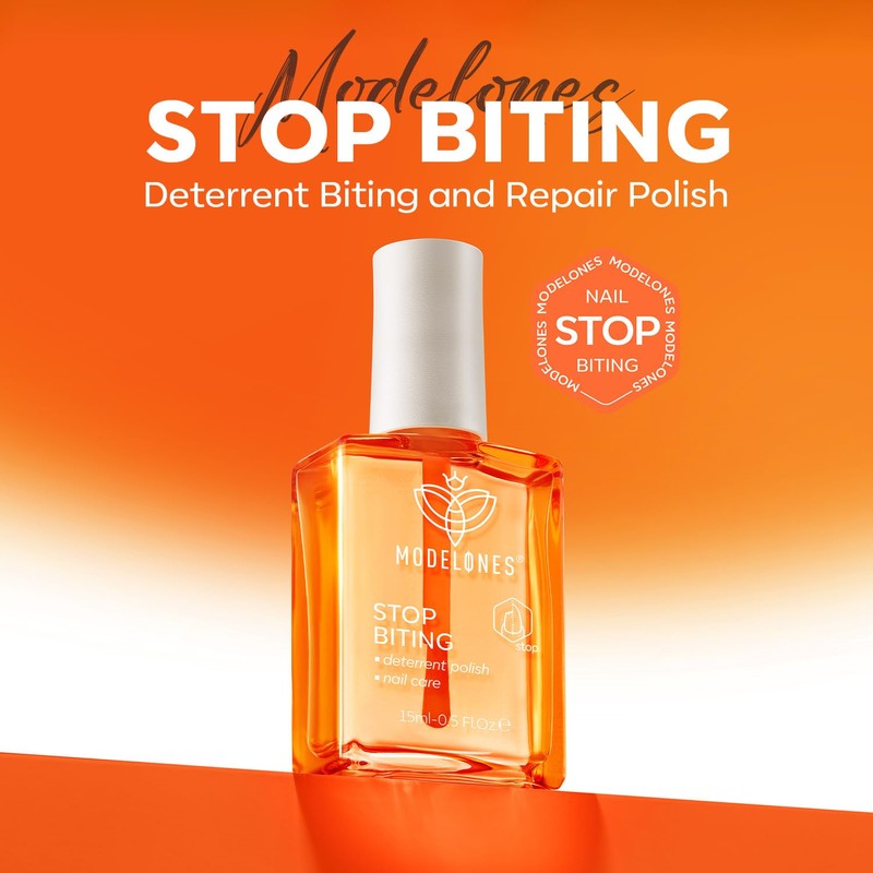modelones Modelones Nail Biting Treatment, No Bite Nail Polish, Thumb