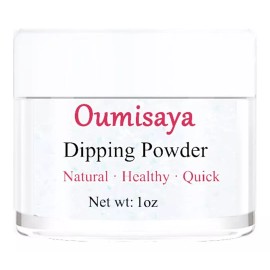 Oumisaya Polvo De Inmersión Holográfico Con Purpurina Para Uñas Negra