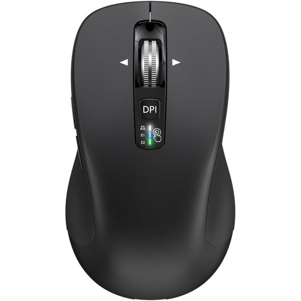 CITLLA Wireless Mouse for Laptop, Multi-Device Bluetooth Mouse, 4 Adjustable