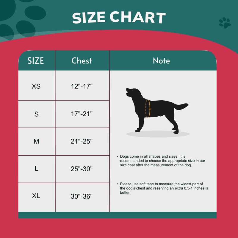 FAYOGOO Dog Harness Medium, No Pull Vest Harness with 2