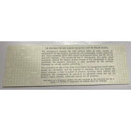 WOODSTOCK ORIGINAL RARE UNUSED 3-DAY CONCERT TICKET HENDRIX JOPLIN DEAD WHO 1969