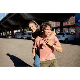 JBL Live 460NC wireless on-ear Noise Cancelling headphones with 50H battery, microphone for calls, lightweight and comfortable, and Alexa Built-in (Optimized for Android), iOS compatible (Blue)