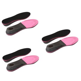 FOMIYES 3pcs Pair 3cm Thick Eva Heel Cushion Insoles for Sports Shoes Gel Sports Insoles Shock Absorption