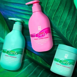 Give Me Four Curls Moisturising Shea Butter Shampoo - Curly Hair Products, Sulphate Free Hair Shampoo, Shampoo for Curly Hair - For Coily, Wavy & Kinky Hair, Moisturising & Hydrating Formula